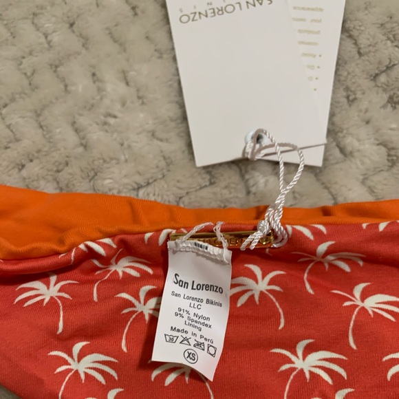 San Lorenzo Orange Bikini Bottom - Picture 3 of 3